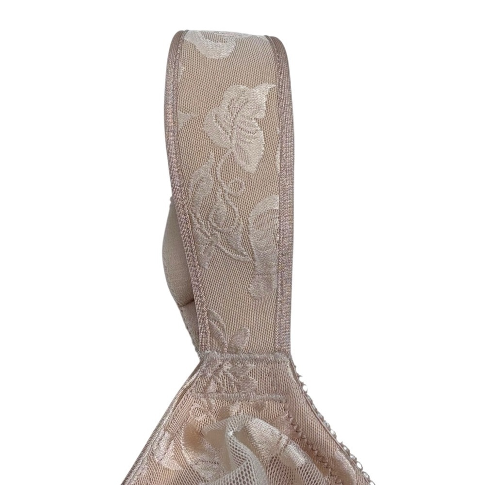 WACOAL 85567 SAND NUDE CALLA LILY JACQUARD AWARENESS UNDERWIRE BRA 42D - Picture 8 of 12